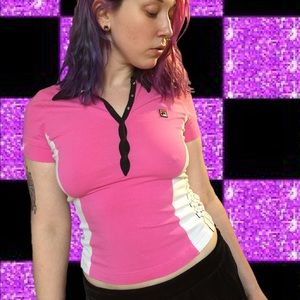**SOLD** Hot Pink Fila Shirt